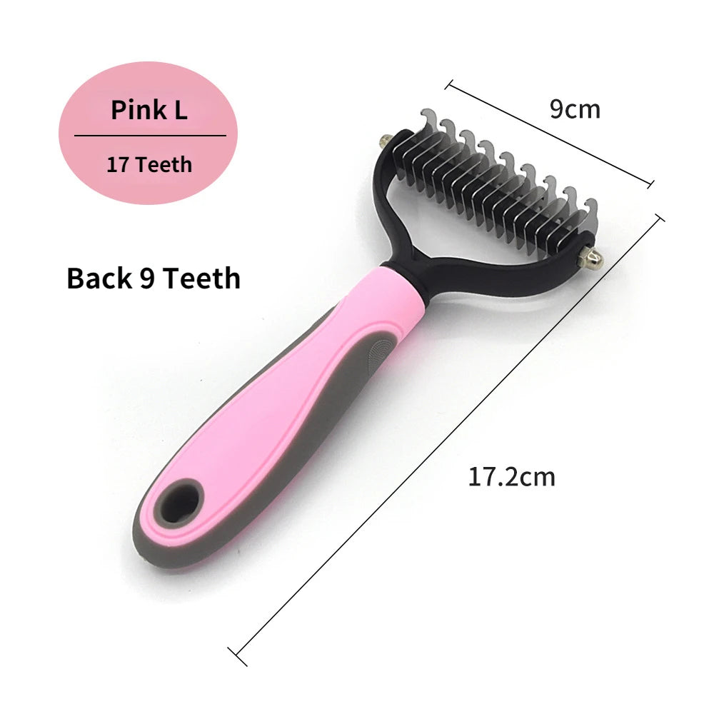 Revolutionize Your Pet's Grooming with the Ultimate Stainless Steel Deshedding Brush for Dogs and Cats
