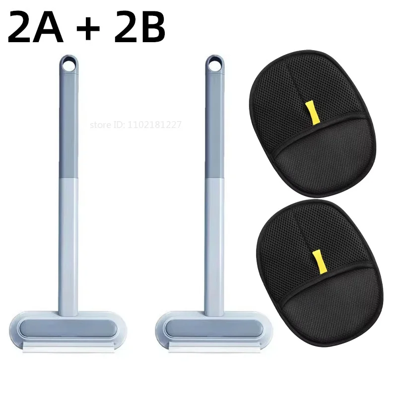 Ultimate Pet Hair Removal Gloves - Reusable Double-Sided Grooming Tool for Effortless Fur Cleanup on Carpets and Sofas